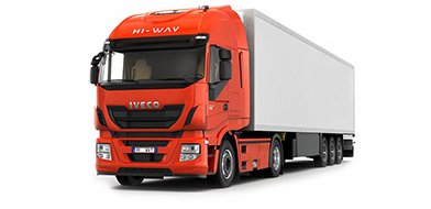 Тягач с полуприцепом